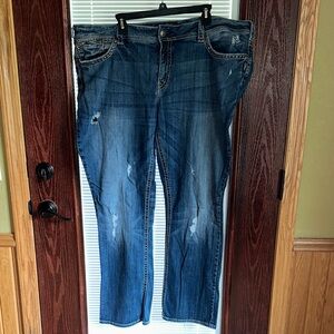 Women’s plus size Silver Jeans, Suki Flap Baby Boot.